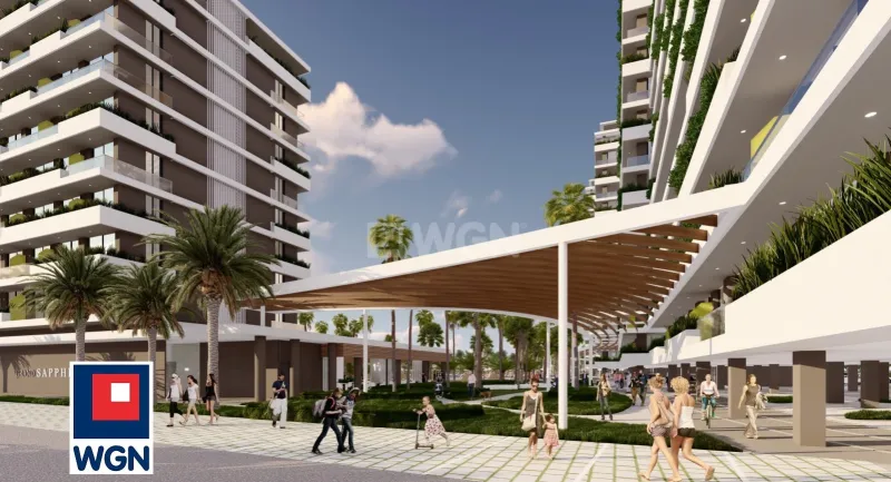 Mieszkanie na  sprzedaż Iskele - Komfortowy apartament inwestycyjny Grand Sappire Resort w Iskele, Cypr Północny, blisko Long Beach